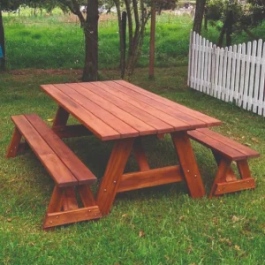 Mesa de Picnic Clásica Teca