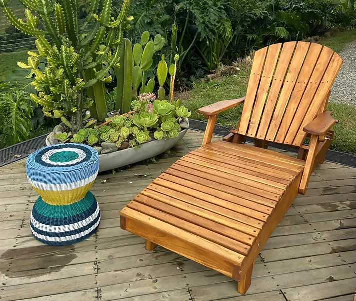 Asoleadora Adirondack Teca
