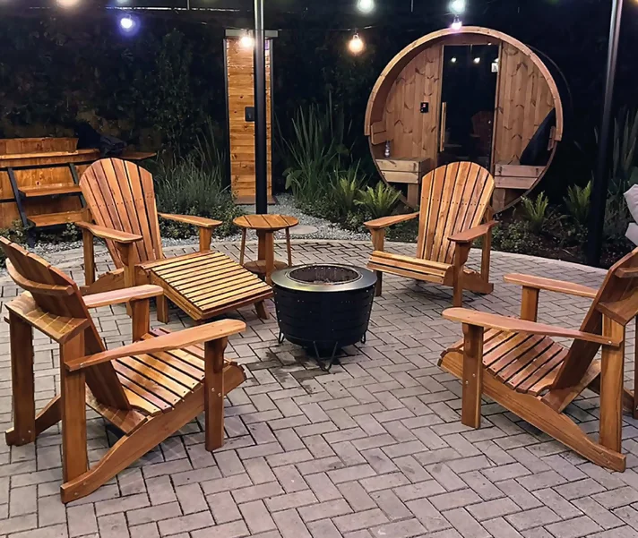 Silla Adirondack Teca